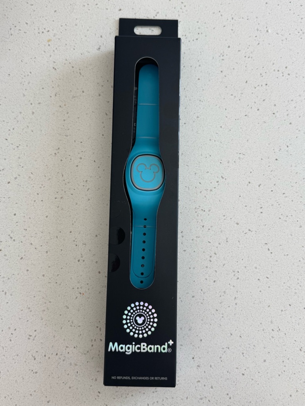 NWB Disney Parks Magic Band Plus + Solid Turquoise Blue